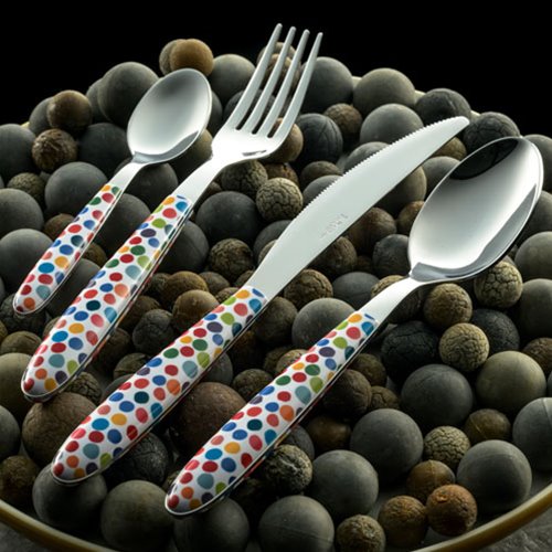 Eme Cutlery - Set 48 Pièces Couverts Colorés Vero Linear