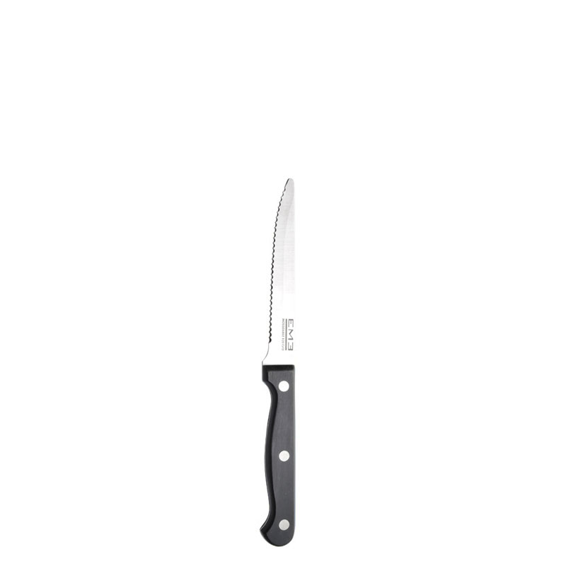 Coltello Bistecca Punta Arrotondata . Lama 11.2 cm - Misura totale 21.7 cm